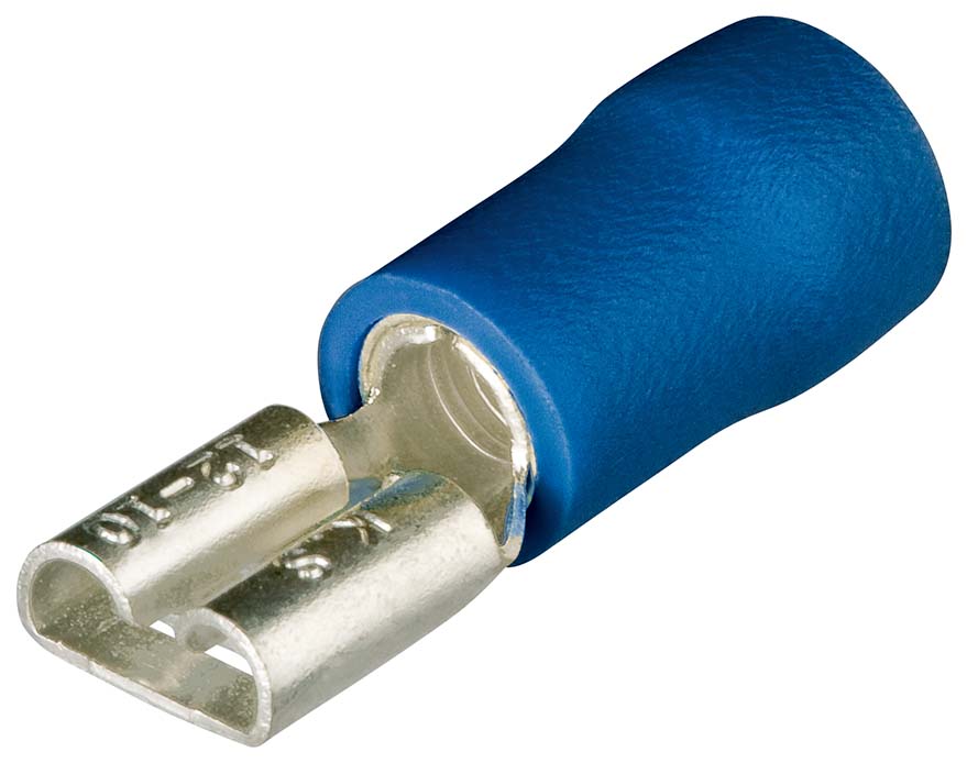 9799011 Steekhuls plat blauw 1,5-2,5 mm, 100 st.