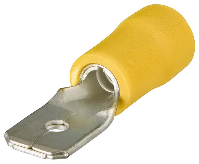 9799112 Steekhuls plat geel 4,0-6,0 mm, 100 st.
