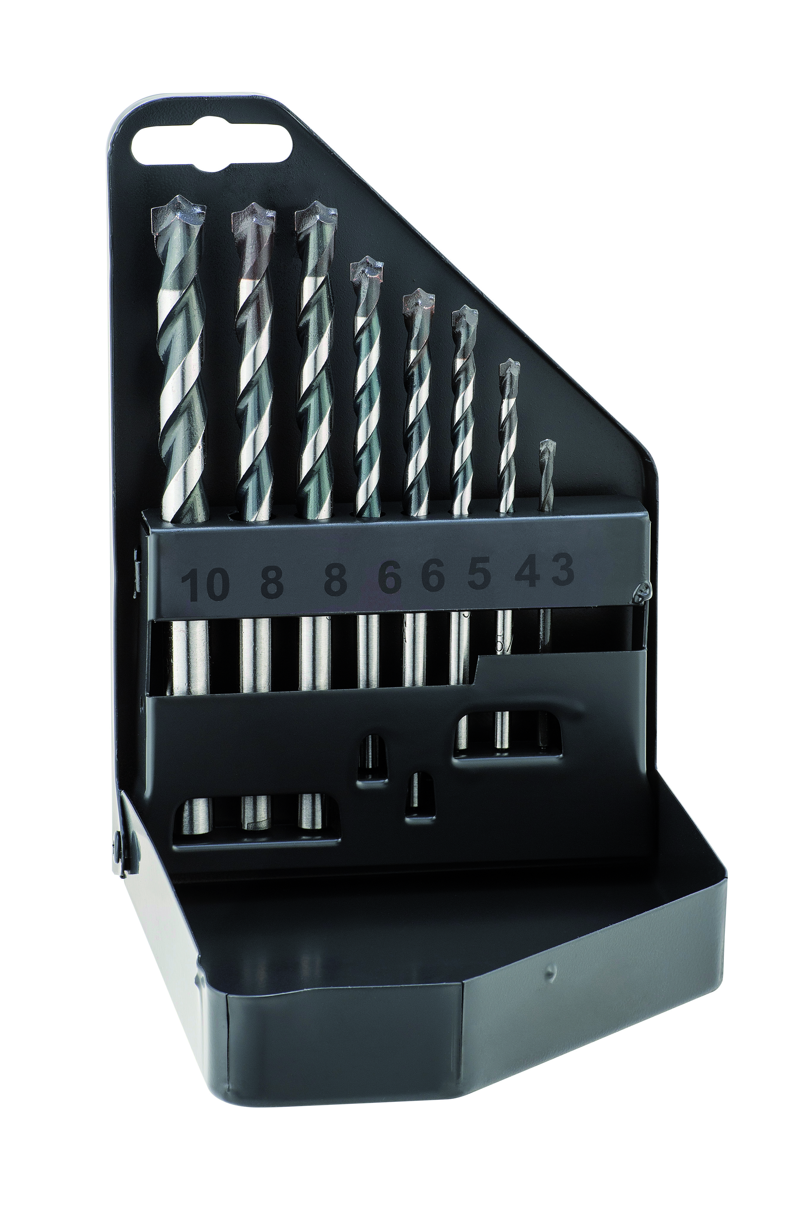 0022700201100 Betonborenset HM – PKSB 8 – Ø 3,0-8,0 mm – 8-delig – Cassette