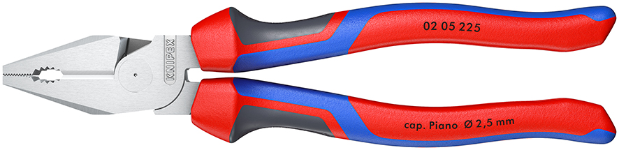 0205225 Kracht-Kombitang met meer-componenten grepen verchroomd 225 mm