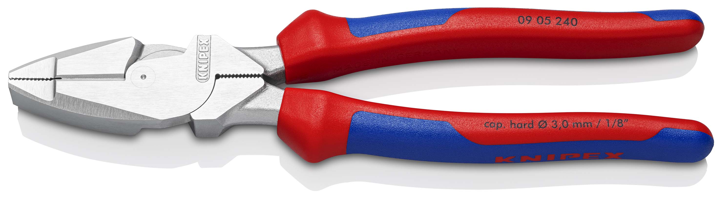 0905240 Kracht-Kombitang Lineman's Pliers Amerikaans model met meer-componenten grepen verchroomd 240 mm