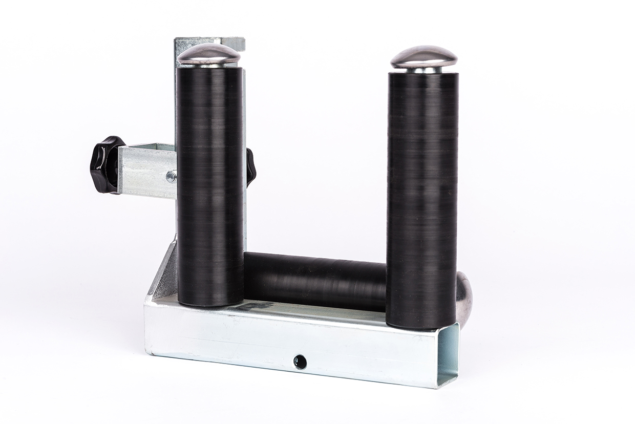 105220 Kabelgootrol, 3 rollen, 100 mm, kunststof