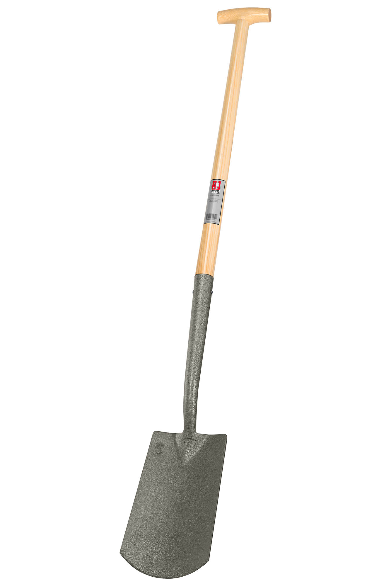 Zwanenhalsspade met essen steel, geëpoxeerd