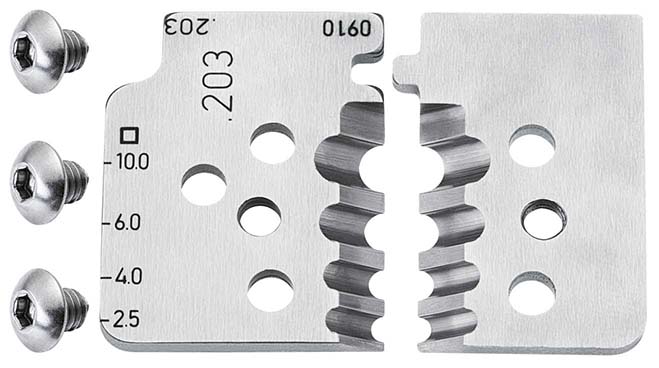 121910 1 set reservemessen voor 12 12 10