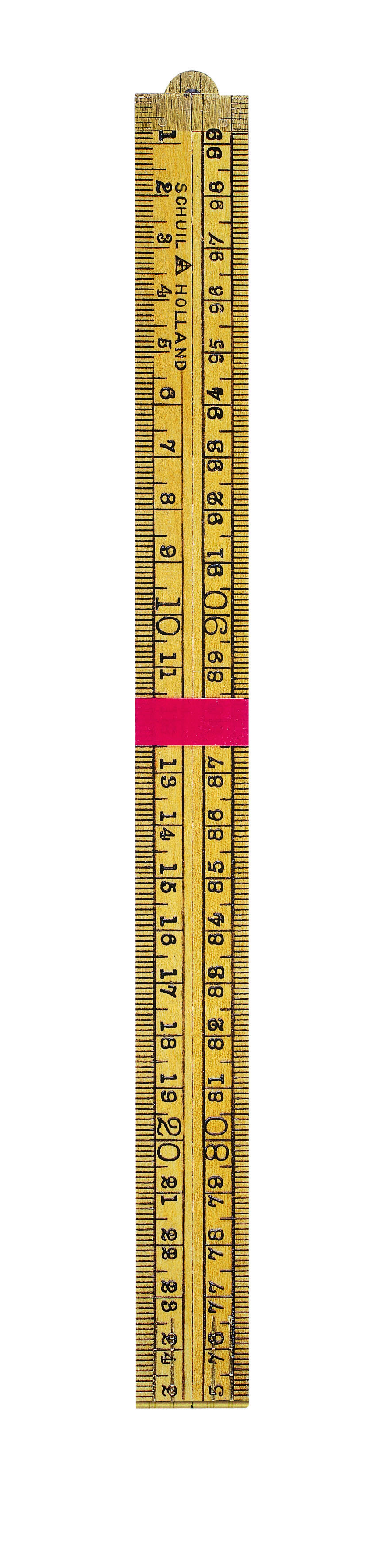 Timmermansduimstok, hout