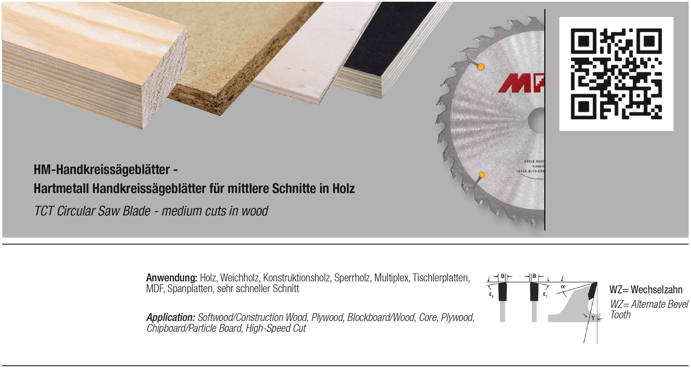 18145 Handcircelzaagblad HM – 230 x 30-34 WZ