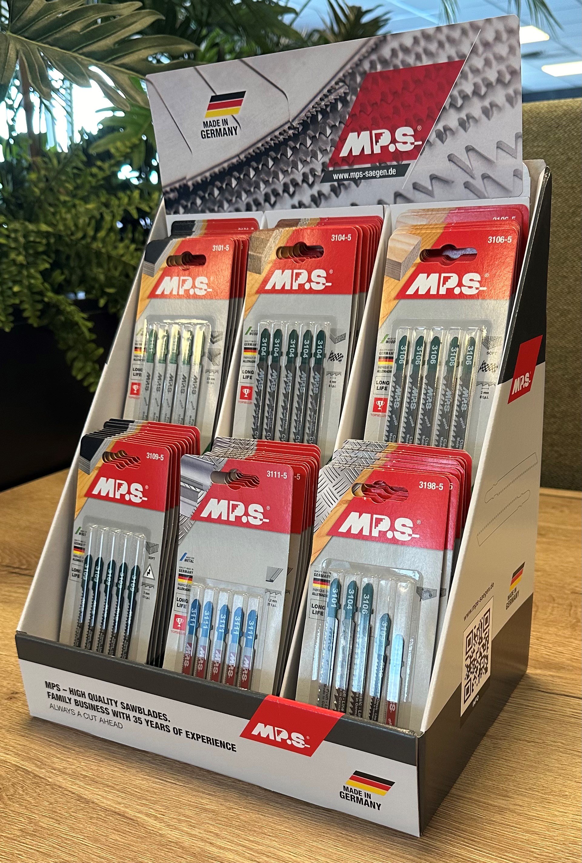 3100SET98 Display decoupeerzagen – Hout – Set98 – 60-delig – Bosch aansluiting