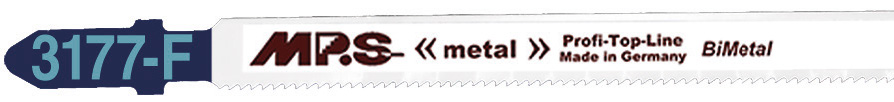 3177F-5 Decoupeerzaagblad BiM – Metaal – T1018AFP – T1,2 x 250 mm – Bosch aansluiting – 5 stuks