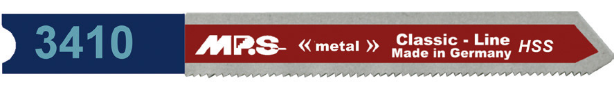 3410-5 Decoupeerzaagblad HSS – Metaal – U118G – T0,9 x 75 mm – Schroef aansluiting – 5 stuks