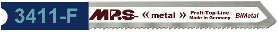3411F-5 Decoupeerzaagblad BiM – Metaal – U118AF – T1,2 x 75 mm – Schroef aansluiting – 5 stuks