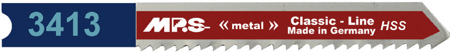 3413-5 Decoupeerzaagblad HSS – Metaal – U118B – T3 x 75 mm – Schroef aansluiting – 5 stuks