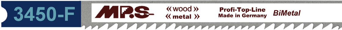 3450F-5 Decoupeerzaagblad BiM – Metaal – T1,8-2,5 x 132 mm – Schroef aansluiting – 5 stuks