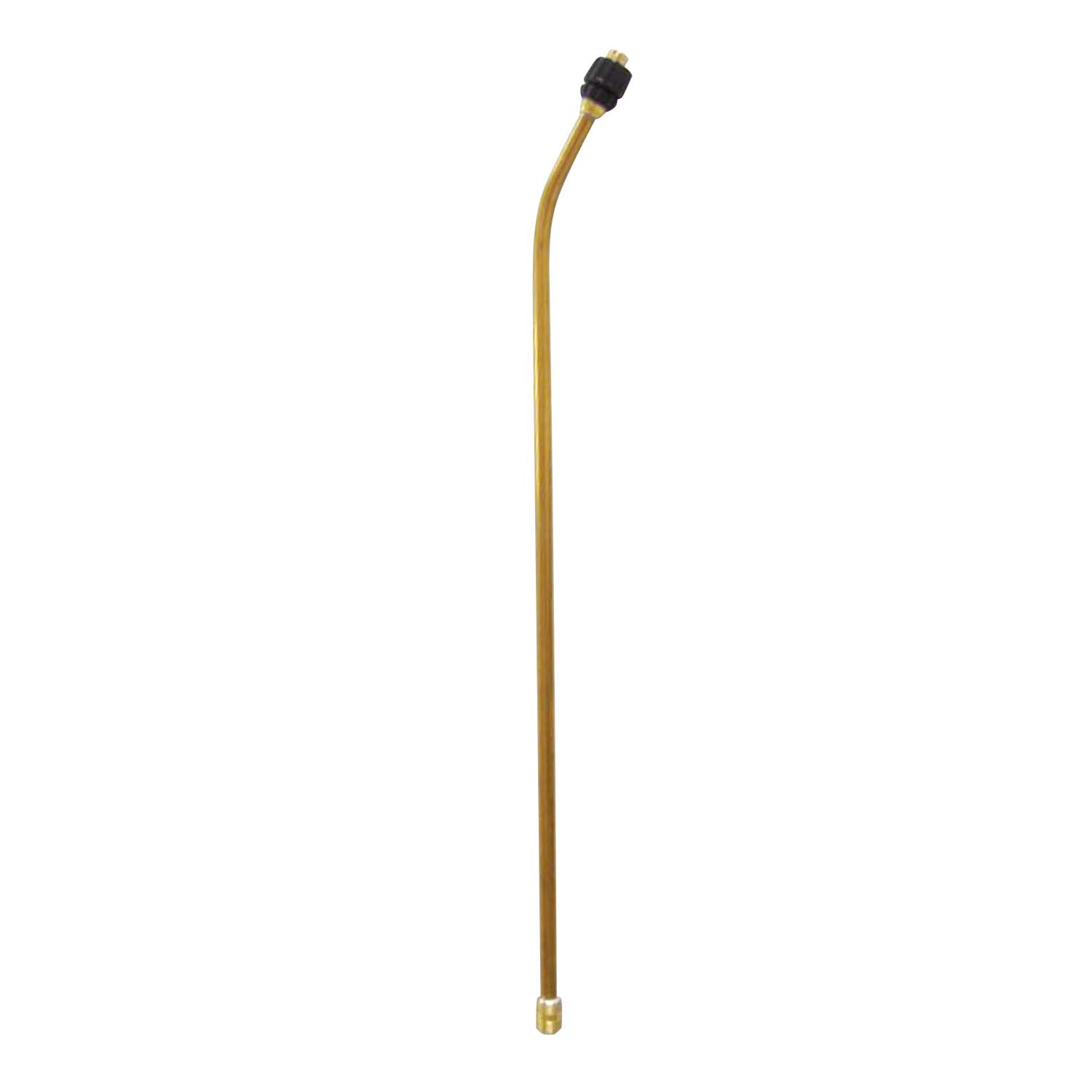 3655 Spuitlans messing 50cm gebogen +spuitkop