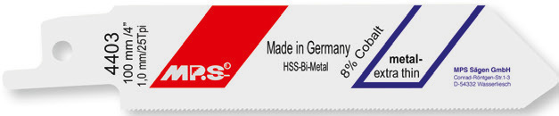 4403-5 Reciprozaagblad BiM – Metaal – S 522 AF – T1 x 100 mm – 5 stuks