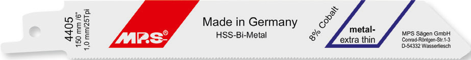 4405-5 Reciprozaagblad BiM – Metaal – S 922 AF – T1 x 150 mm – 5 stuks