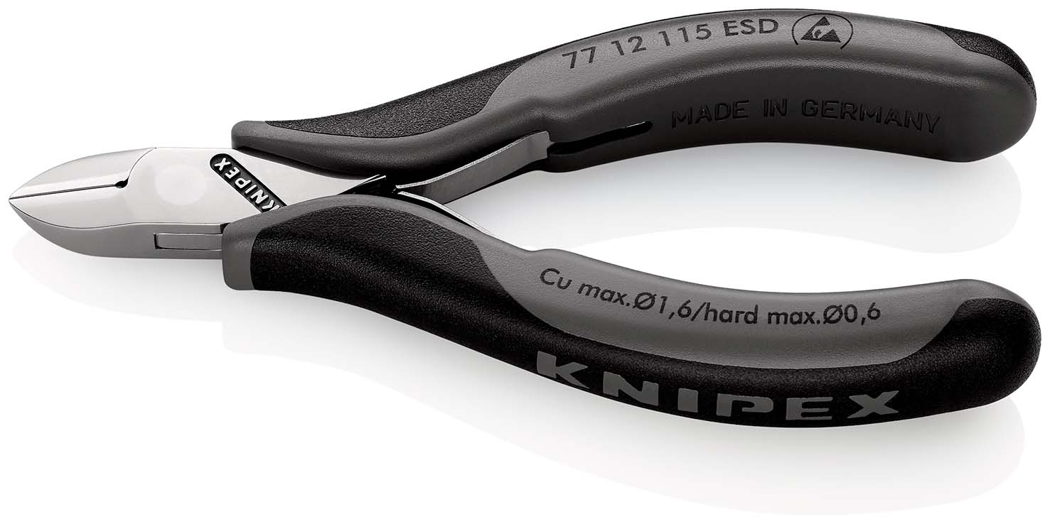 7712115ESD Elektronica-zijsnijtangen ESD met meer-componenten grepen 115 mm