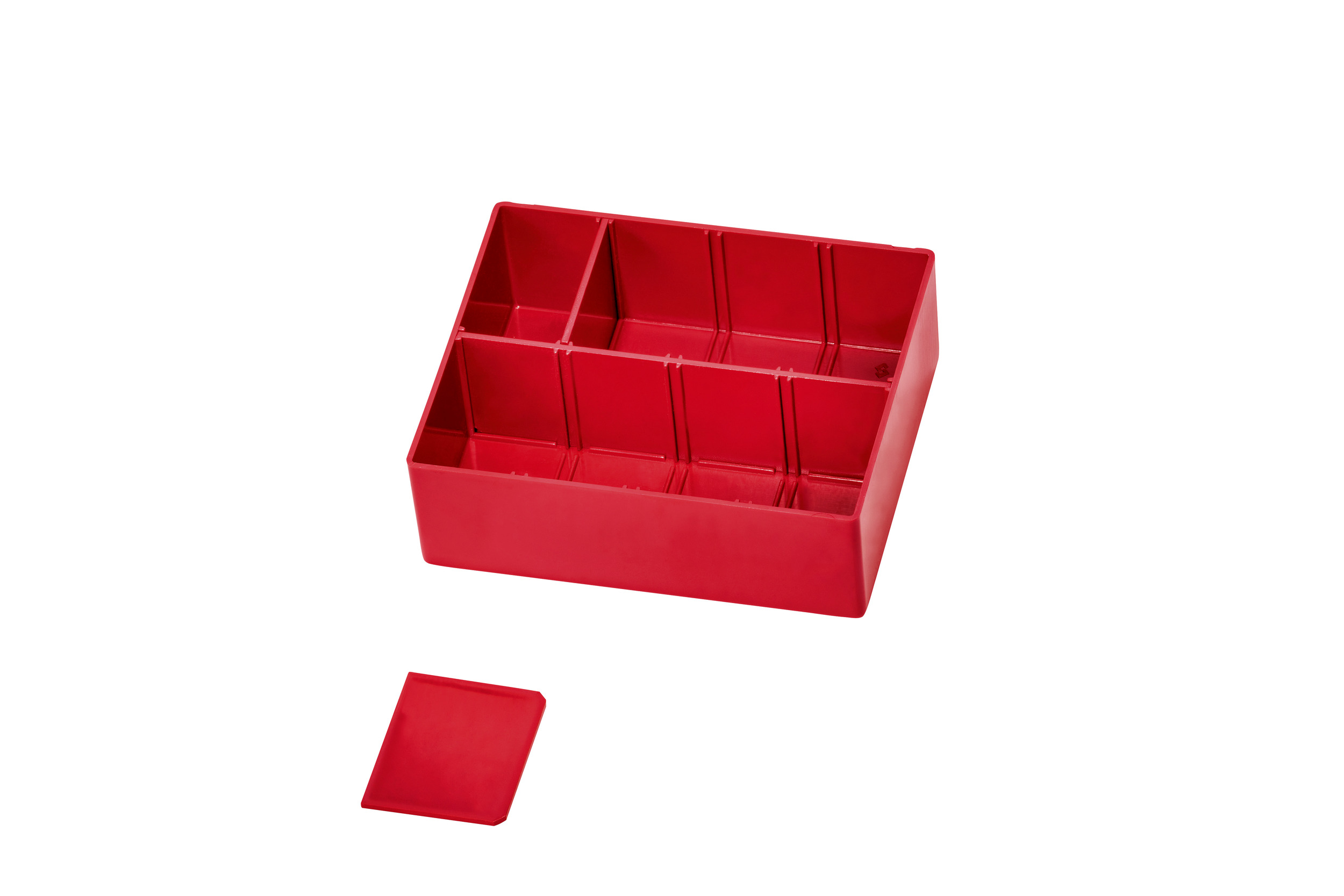900004166 Kleinschot 43x36 Polystyrol rood