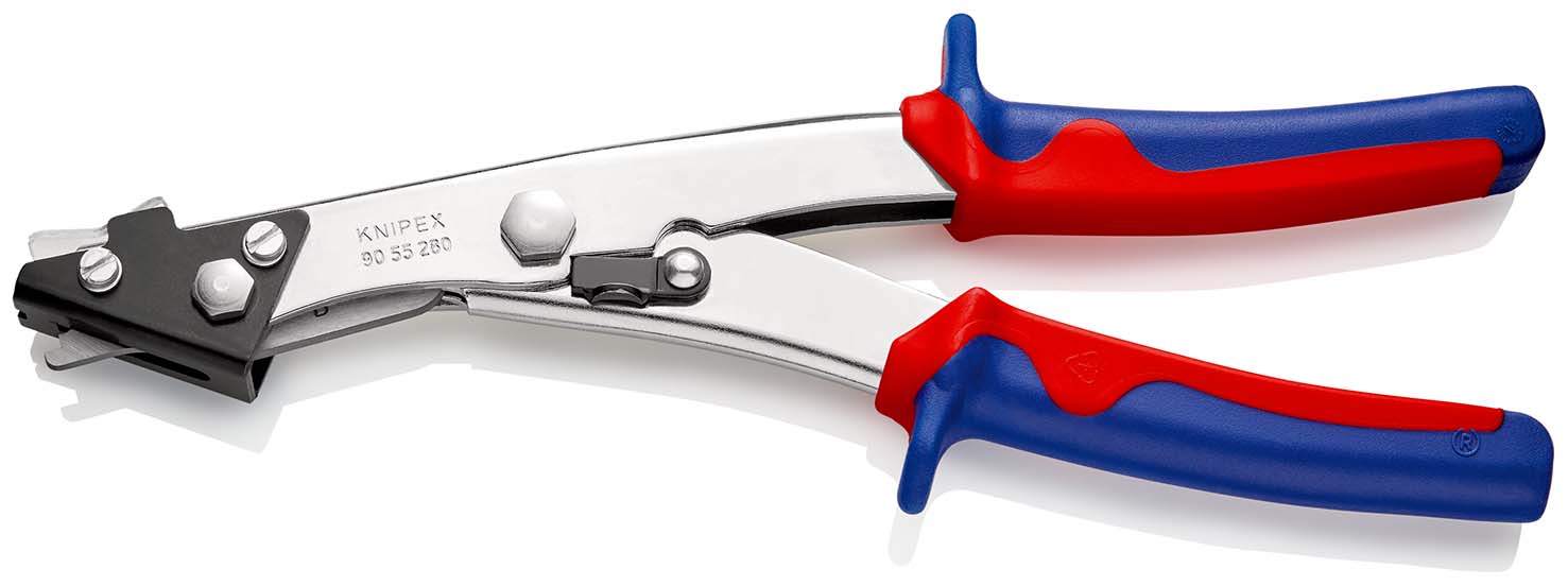 9055280EAN Knabbelschaar voor plaat met meer-componenten grepen vernikkeld 280 mm