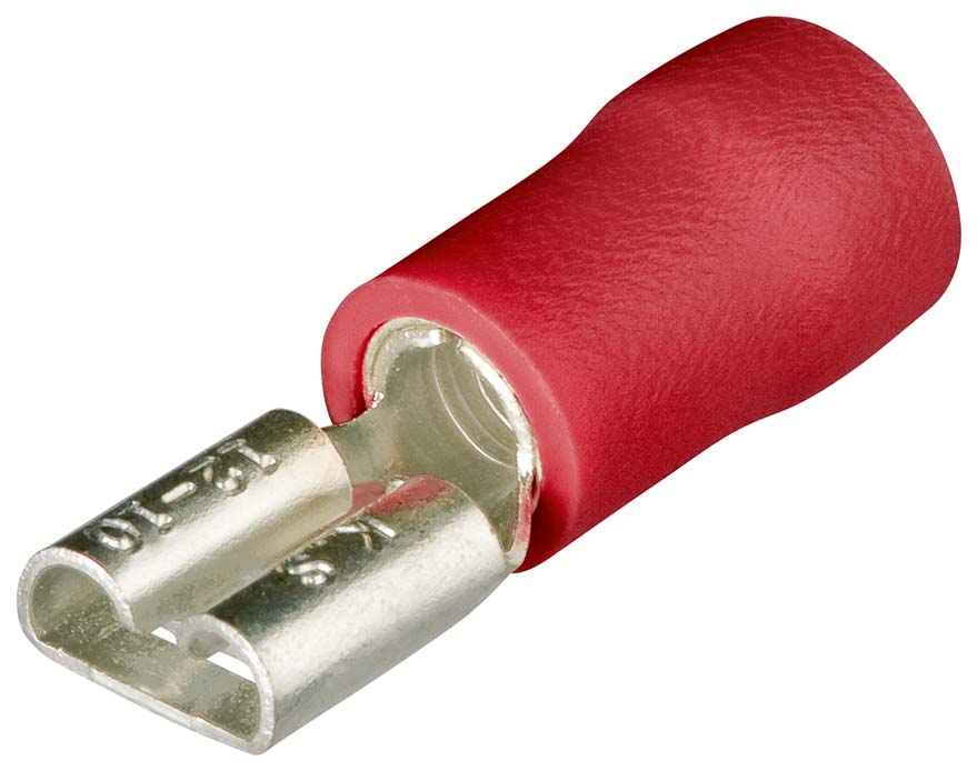 9799001 Steekhuls plat rood 0,5-1,0 mm, 100 st.