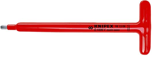 981508 Schroevendraaier voor binnenzeskantschroeven met T-greep 250 mm