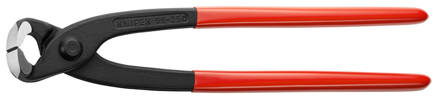 9901250 Moniertang met kunststof bekleed zwart geatramenteerd 250 mm