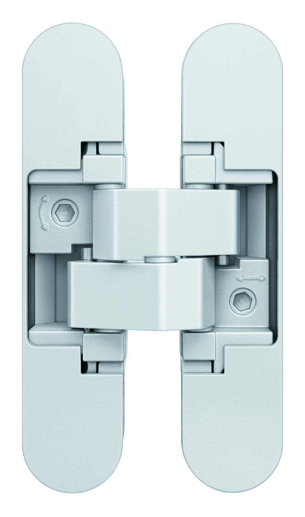 1503D4049 40 mm deur 21 mm inb. 40 kg Wit