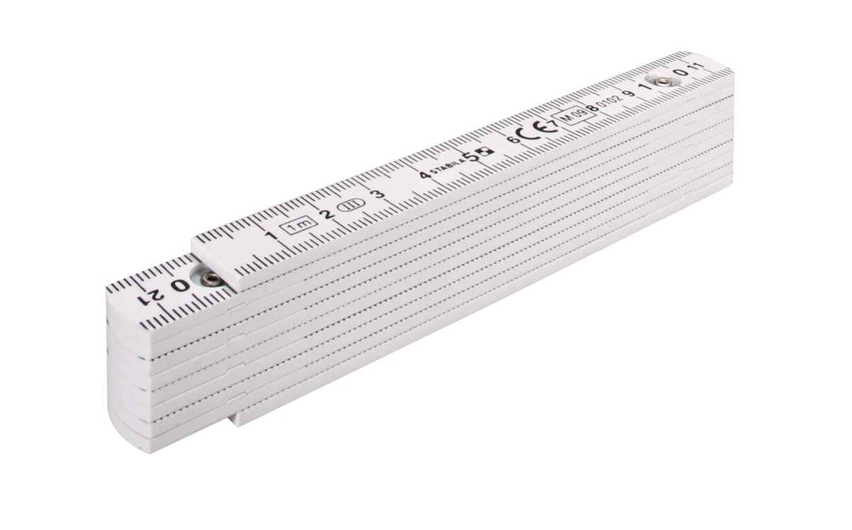 01704 Kunststof duimstok Type 1104, 1 m