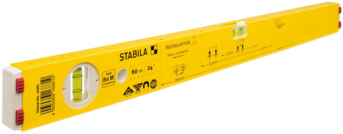 16881 Waterpas Type 80 M Installation, 60 cm