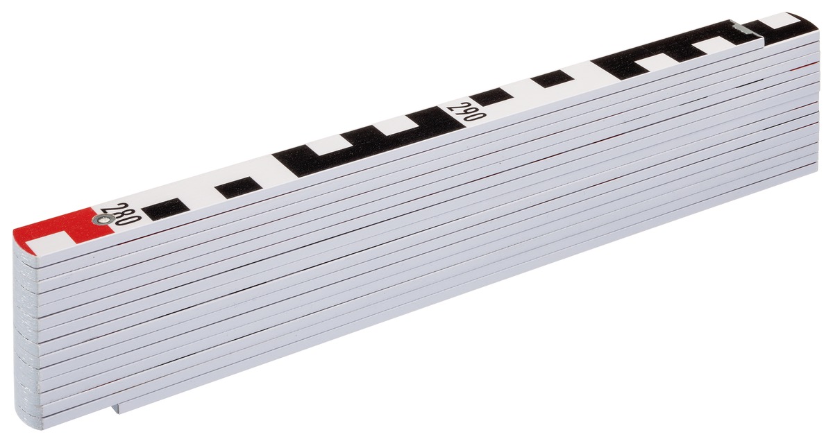 19074 Houten duimstok Type 1407 GEO, 3 m