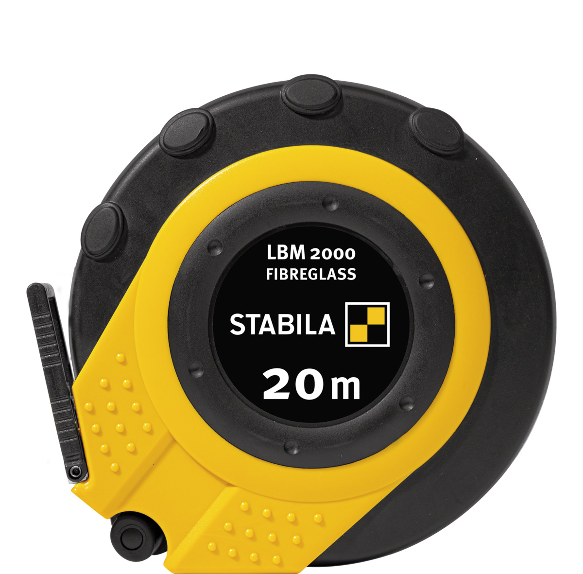 19654 Landmeetlint LBM 2000 FIBREGLASS, 20 m, meetlint van glasvezel, metrische schaalverdeling