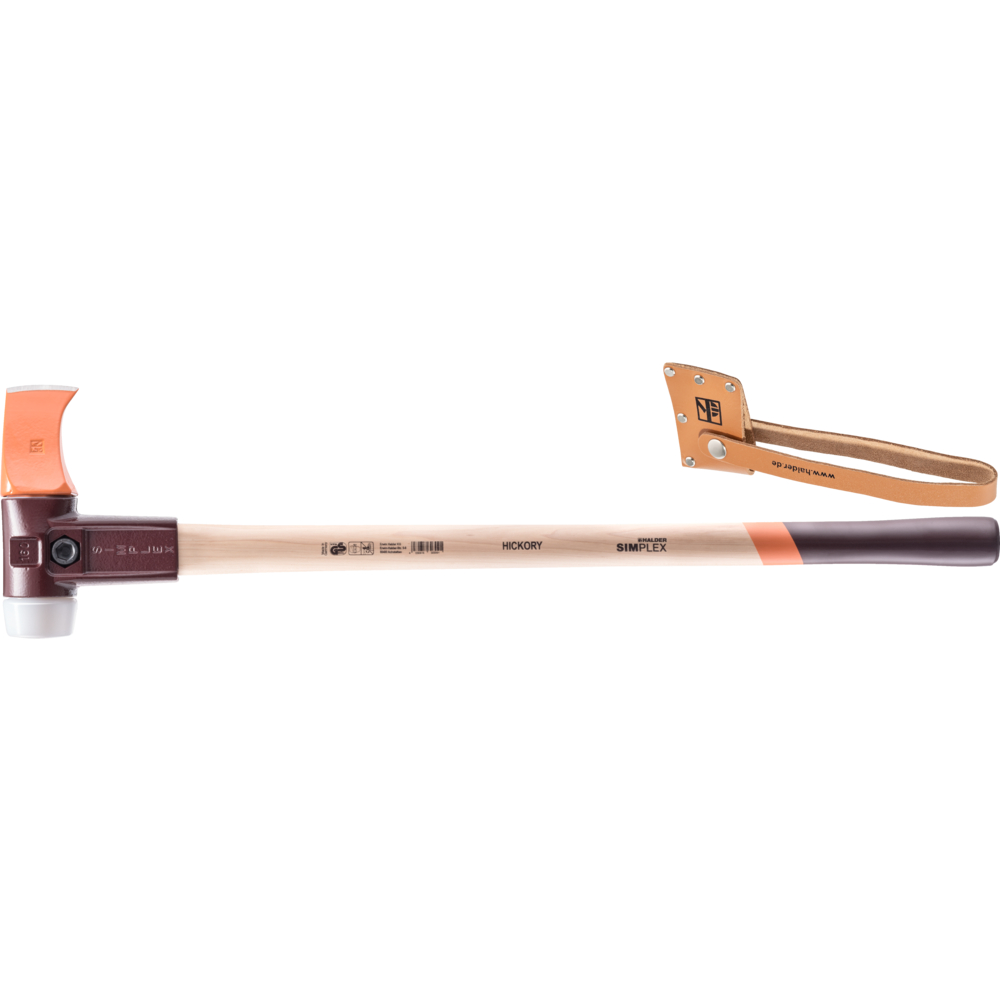 3007160 Kloofhamer Simplex – Stalen huis – Ø 60 mm – Hickory steel