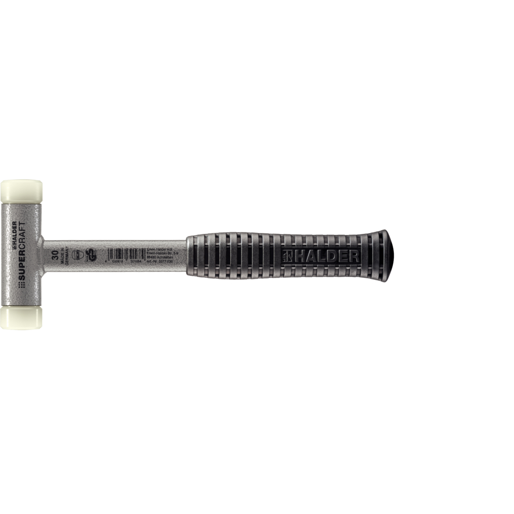 3377030 Hamer terugslagvrij, stalensteel Nylon Ø 30 mm