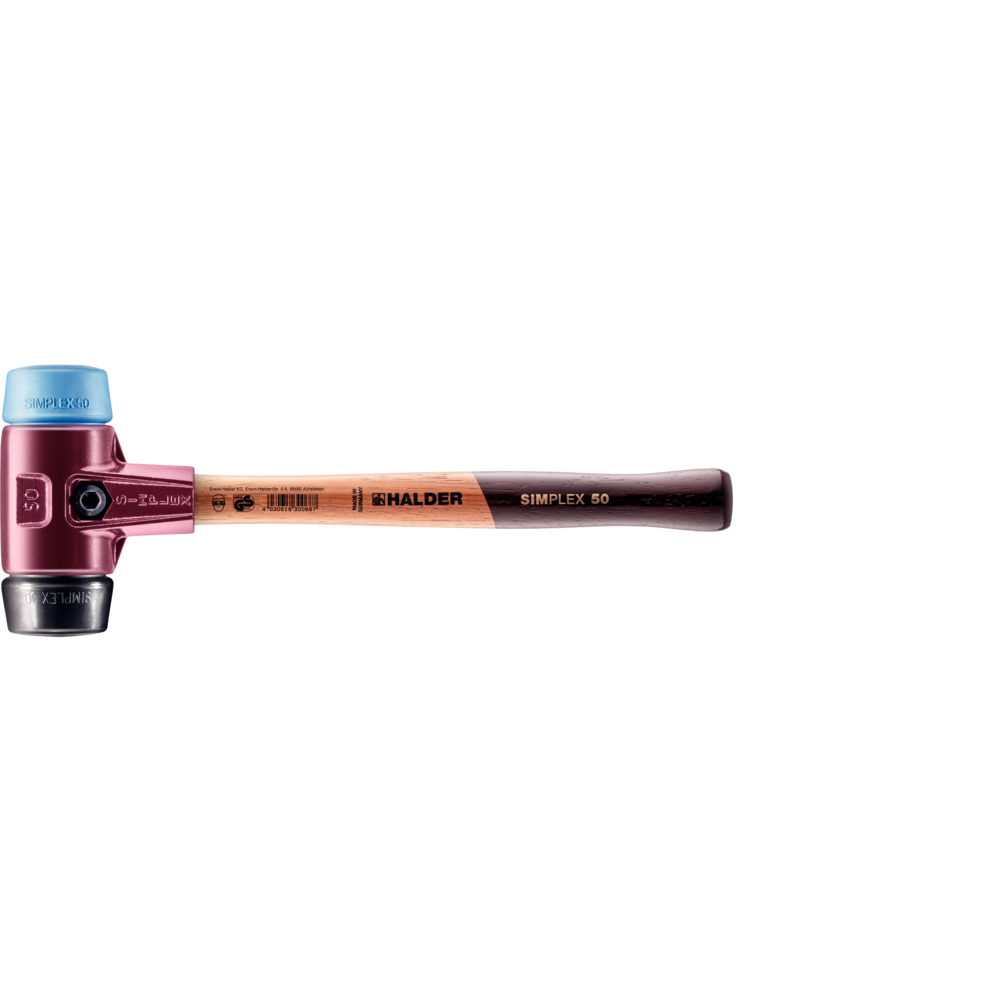 3012050 Hamer SIMPLEX rubber/soft, Ø 50 mm