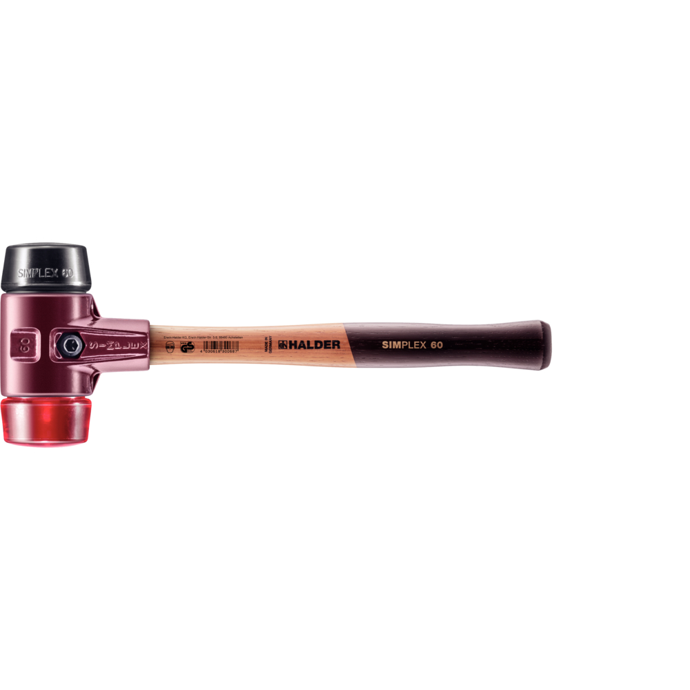 3026060 Hamer SIMPLEX rubber/plastic, Ø 60 mm