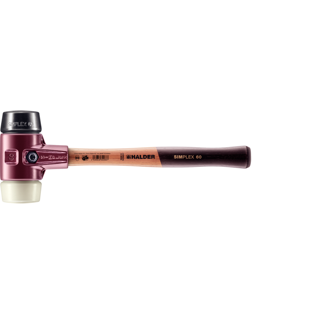 3028060 Hamer SIMPLEX rubber/nylon, Ø 60 mm