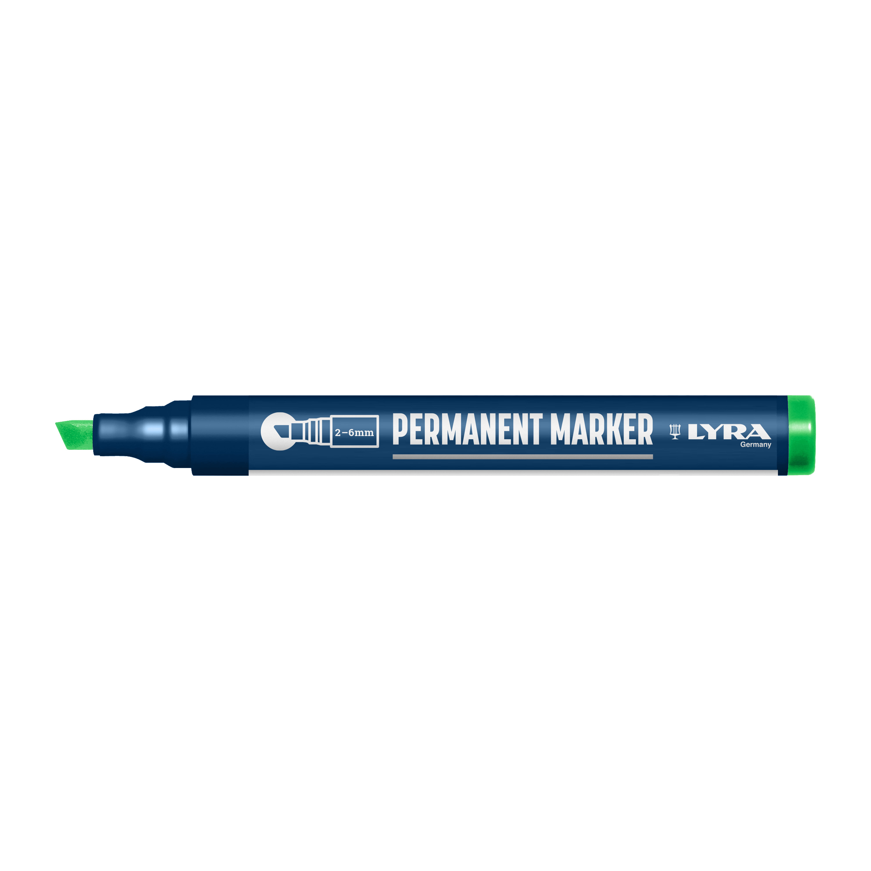 4010067 Merkstift permanent, punt 2-6 mm Groen