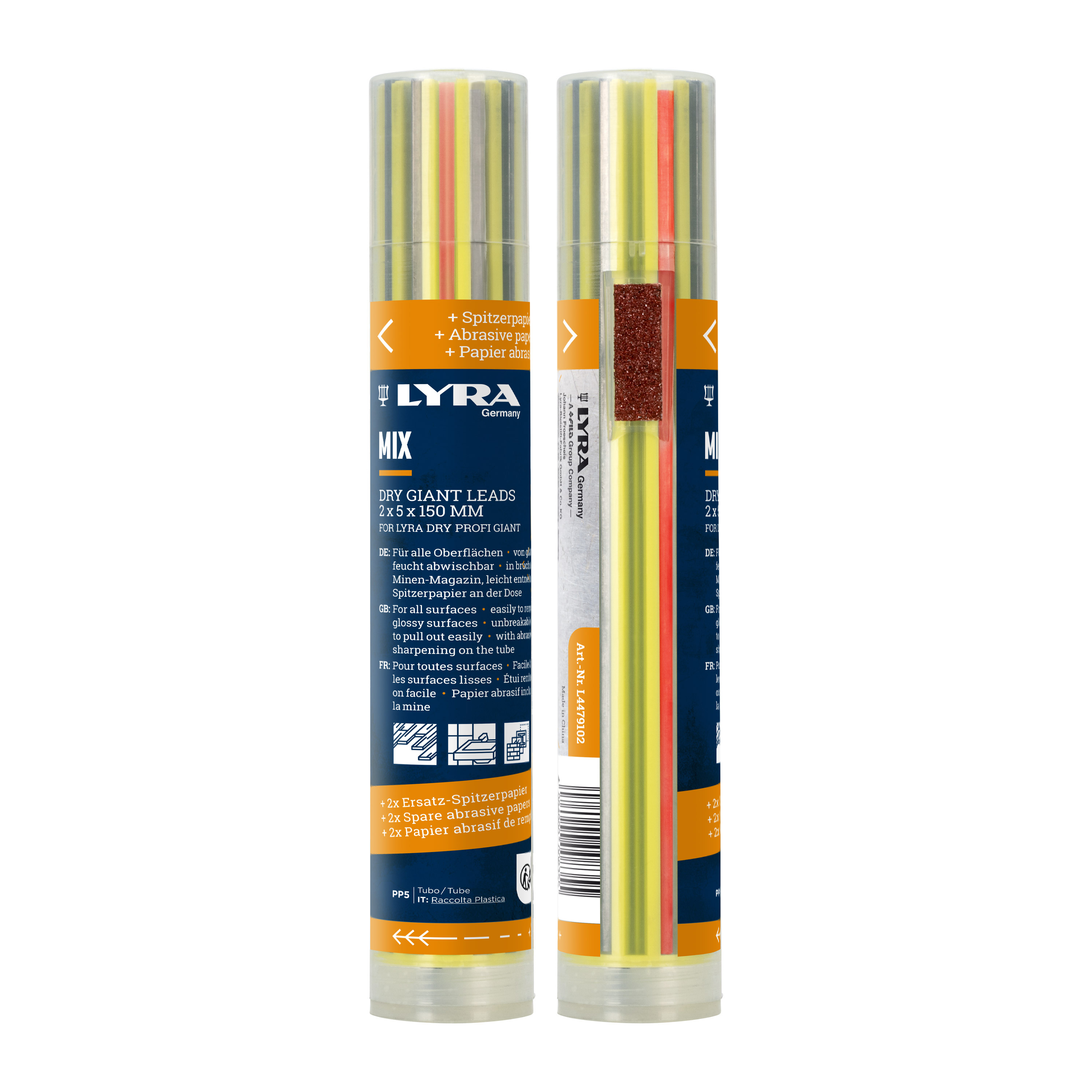 4479404 LYRA DRY GIANT stiftjes Univers. 12 stuks