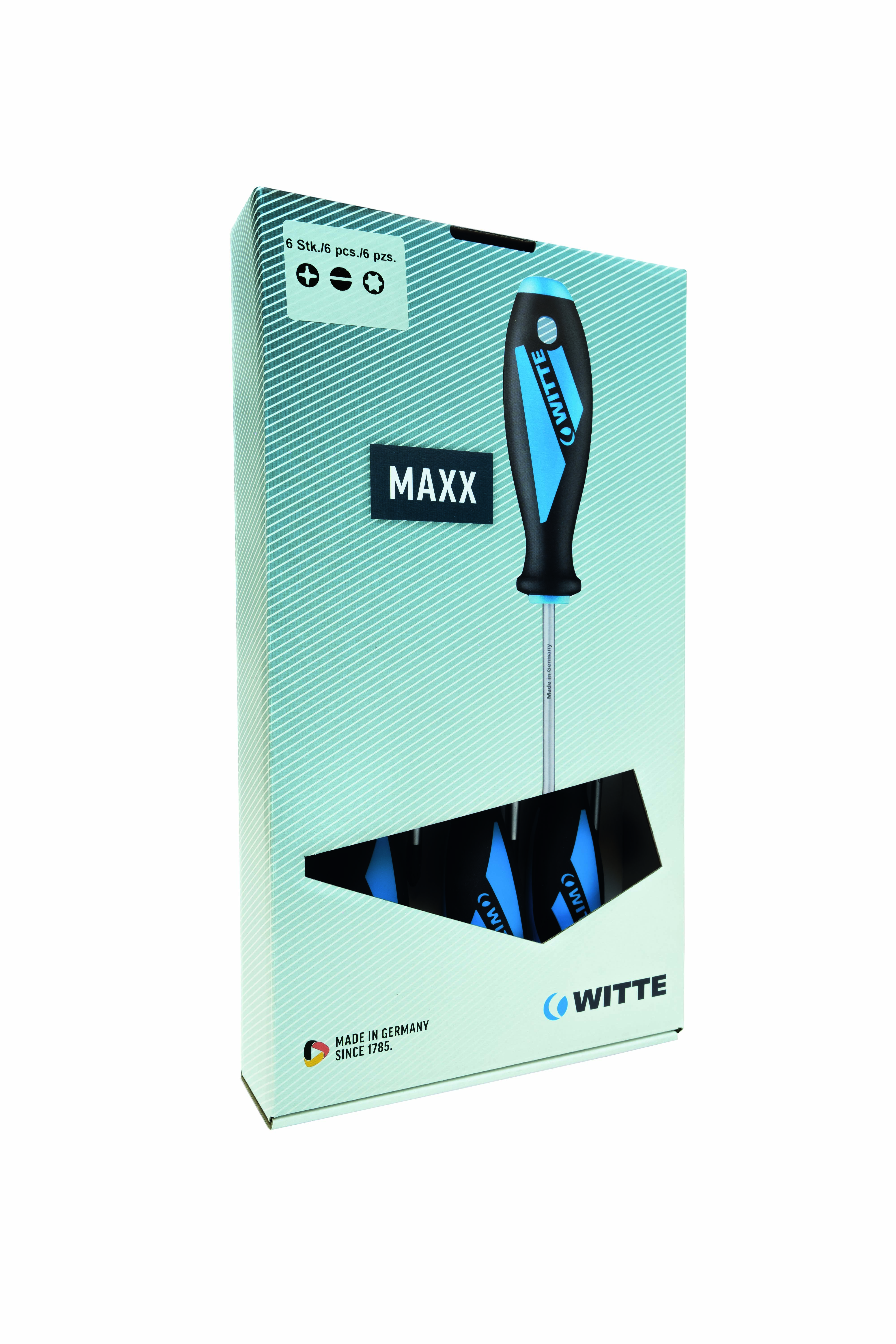 653725 MAXX set 6-delig TORX met gat