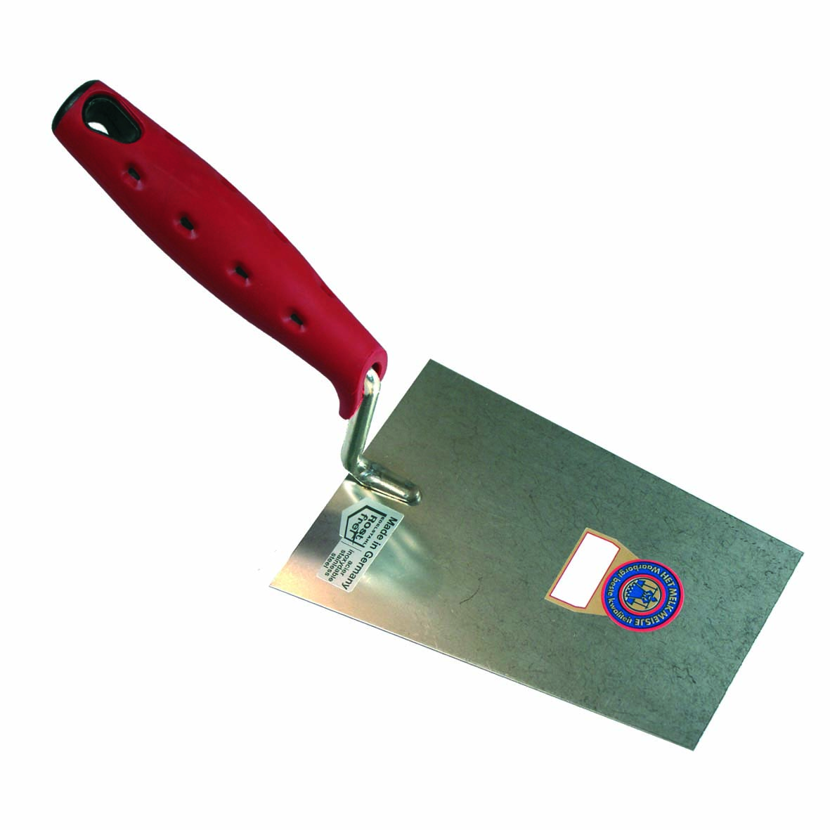 MM610180 Stukadoorstroffel RVS recht 2K-softgrip