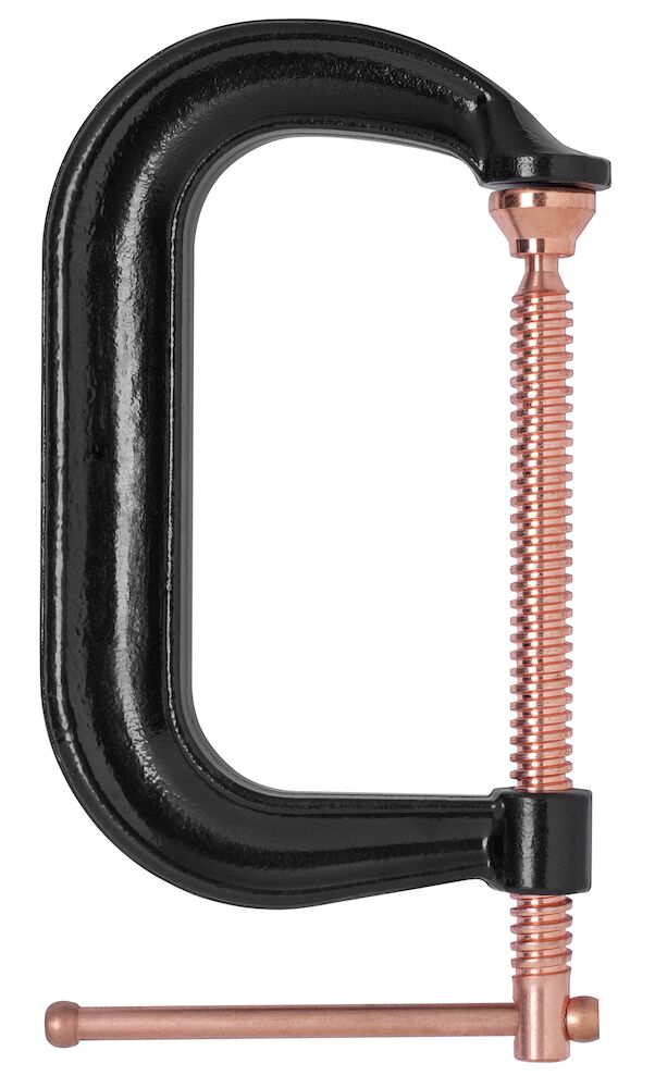 CDF404C C-klem, koperen spindel 0-105 mm